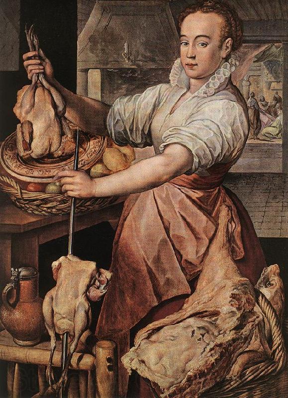 BEUCKELAER, Joachim The Cook soti France oil painting art